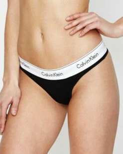 Calvin Klein Modern Cotton G-String Black