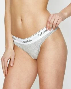 Calvin Klein Modern Cotton G-String Grey