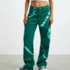 Insight Bobby Baggy Tie Dye Dad Jeans Green -Insight Shop 1 11545