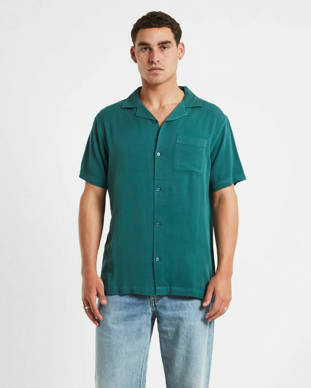 Insight Reckoner Short Sleeve Resort Shirt Forest Green 3 Insight Reckoner Short Sleeve Resort Shirt Forest Green