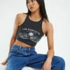 Good Times Crop Rib Tank Top Vintage Black -Insight Shop 1 14912