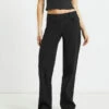 Jaylee Low Rise Seam Front Pants Black -Insight Shop 1 16420
