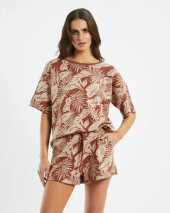 Neve Jacquard Knit T-Shirt Assorted