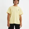 Disintegrate Short Sleeve T-Shirt Flax Yellow -Insight Shop 1 18206