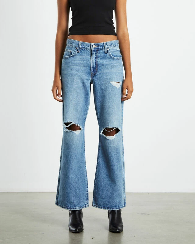 Levis Baggy Boot Jeans Flea Market Find Blue 3 Levis Baggy Boot Jeans Flea Market Find Blue