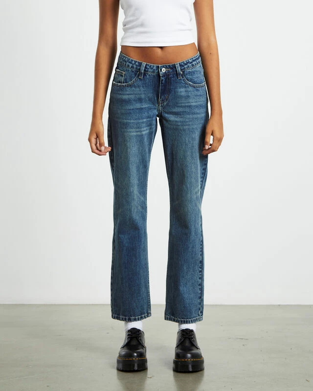 Marley Low Rise Straight Leg Jeans Vintage Tint Blue 3 Marley Low Rise Straight Leg Jeans Vintage Tint Blue