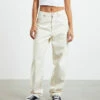 Dr. Denim Bella Worker Jeans Loom State Ecru -Insight Shop 1 19597