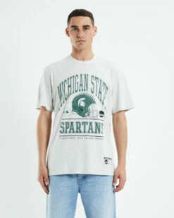 Vintage Champs Michigan State T-Shirt Silver Marle