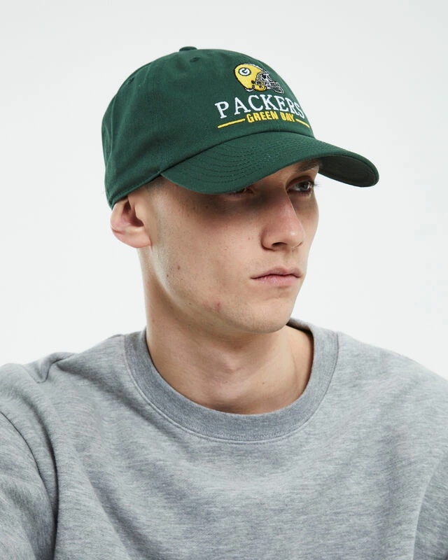 Mitchell & Ness Green Bay Packers Helmet Dad Cap Green 3 Mitchell & Ness Green Bay Packers Helmet Dad Cap Green