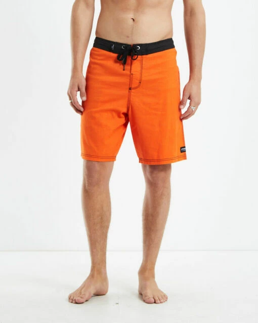 Afends Surf Related 20" Fixed Waist Boardshorts Orange -Insight Shop 1 19798