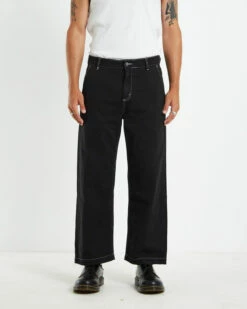 Afends Pablo Recycled Baggy Pants Black