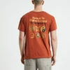 Higher Ground Regular Fit Short Sleeve T-Shirt Clay Orange