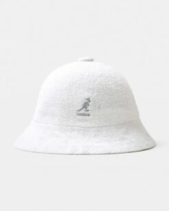 Kangol Bermuda Casual Bucket Hat White