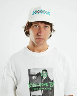 Insight Checker Cord Cap Off White