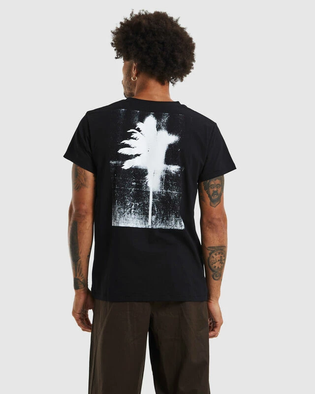 Uni T-Shirt Palm Poem Black 3 Uni T-Shirt Palm Poem Black