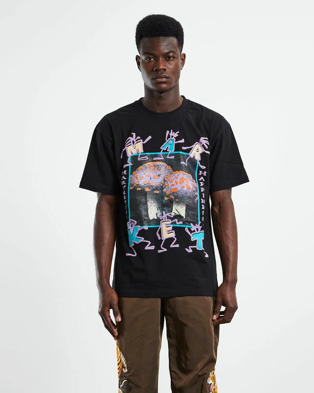 MARKET Mycology Short Sleeve T-Shirt Black 3 MARKET Mycology Short Sleeve T-Shirt Black