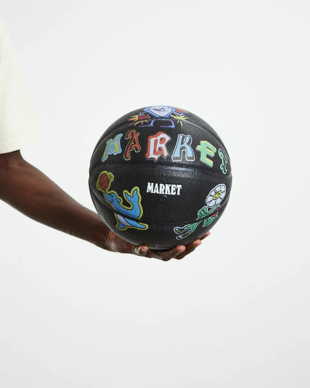 MARKET Varsity Overload Basketball Black 3 MARKET Varsity Overload Basketball Black