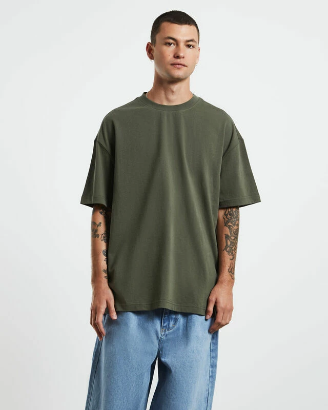 OG Skate Short Sleeve T-Shirt Army Green 3 OG Skate Short Sleeve T-Shirt Army Green