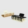 Splice Claw Clips White/Black -Insight Shop 1 25041