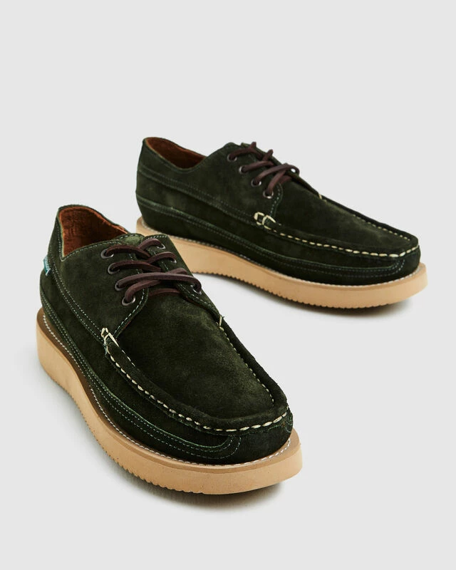 Sebago Makwa Suede Shoes Green 3 Sebago Makwa Suede Shoes Green