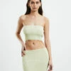 Davia Knit Crop Top Pear Green 2 Davia Knit Crop Top Pear Green -Insight Shop 1 25736