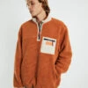 Insight Cultures 1/4 Sherpa Jumper Rust Orange -Insight Shop 1 26683
