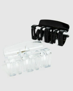 Rectangle Claw Clips 2 Pack Multi