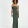 Sloane Seamless Maxi Tube Dress Green -Insight Shop 1 26875