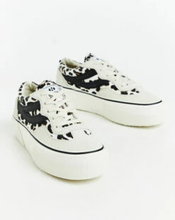 Superga 304 Light Leopard Print Avoria White