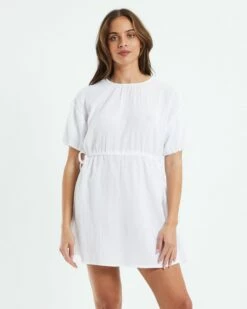 Banji Easy Beach Dress White