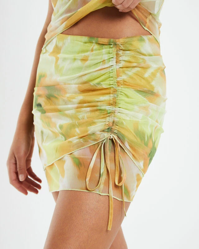 Belle Blurred Botanical Mini Skirt Assorted 3 Belle Blurred Botanical Mini Skirt Assorted