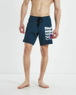 Absent Mind Trunk Boardshorts Teal