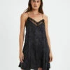 One Teaspoon Resonance Hand Dyed Delirious Slip Dress Black -Insight Shop 1 28488