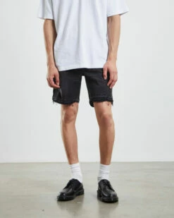Aeon Short Static Denim Shorts Black