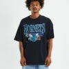 Mitchell & Ness Underscore Charlotte Hornets T-shirt Faded Black 2 Mitchell & Ness Underscore Charlotte Hornets T-shirt Faded Black -Insight Shop 1 29013