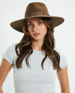 Brixton Jo Rancher Hat Desert Palm Brown