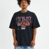 Mitchell & Ness Underscore Phoenix Suns T-shirt Faded Black -Insight Shop 1 30368