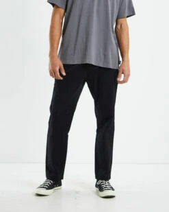 Afends Ninety Twos Recycled Pants Black