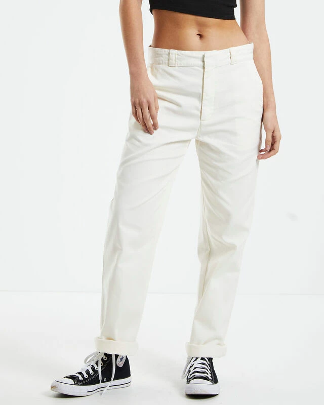 Insight Ollie High Rise Chino Pants White 3 Insight Ollie High Rise Chino Pants White