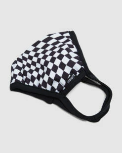 Insight Tripped Out Check Face Mask Black/White