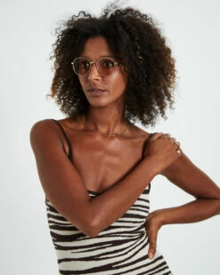 Molly Sunglasses Gold/Peach