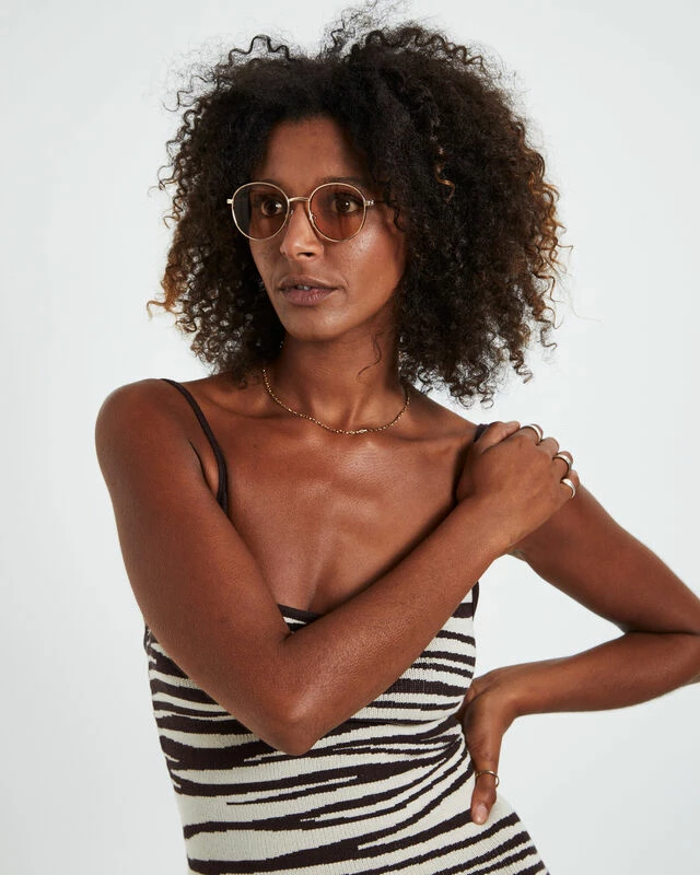 Molly Sunglasses Gold/Peach 3 Molly Sunglasses Gold/Peach