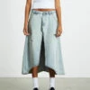 One Teaspoon Kansas Carter Long Denim Skirt Blue Mrs -Insight Shop 1 38785