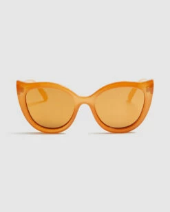 Le Specs Flossy Sunglasses Ochre Yellow