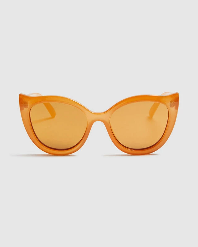 Le Specs Flossy Sunglasses Ochre Yellow 3 Le Specs Flossy Sunglasses Ochre Yellow