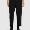 Cross Linen Pants Black -Insight Shop 1 40031