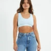 Calvin Klein CK One Recycled Unlined Bralette Blue -Insight Shop 1 40483