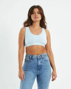 Calvin Klein CK One Recycled Unlined Bralette Blue