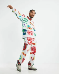 Market Monogram AOP Hoodie Ash Grey