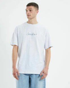 Signature World T-Shirt Grey Marle